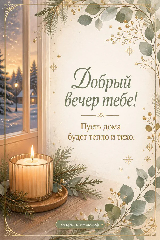 Горящая свеча в стеклянном стакане, букет лаванды в вазе и фарфоровая чашка в фиолетовом вечернем свете — вариант 3