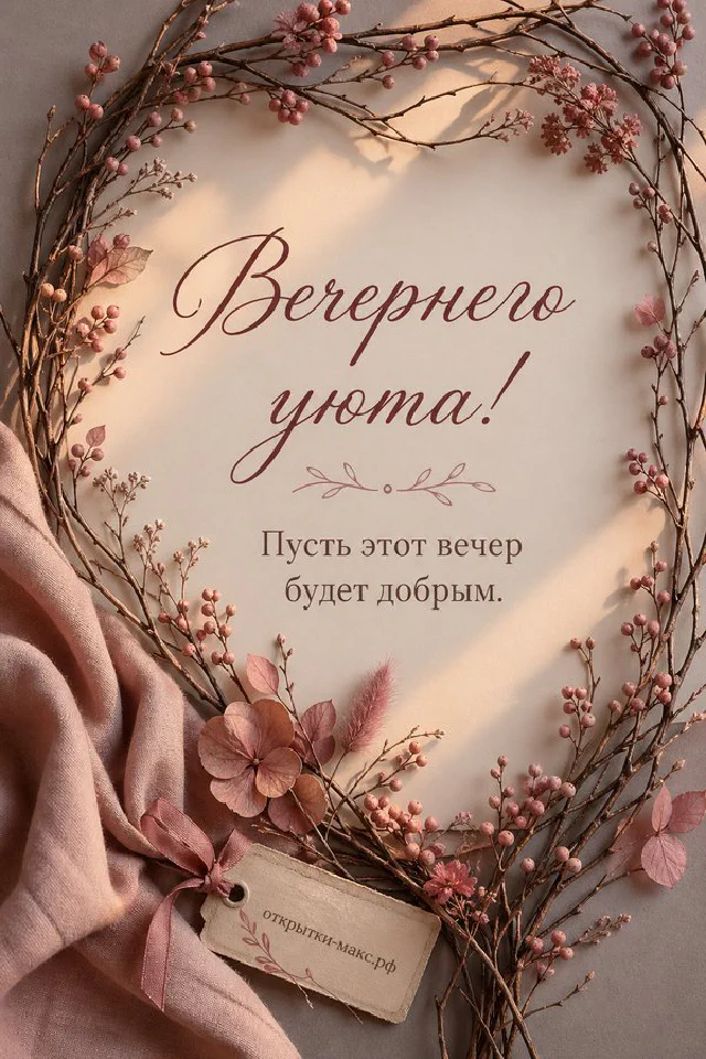 Синяя книга с золотым цветочным рисунком, клетчатый плед и настольная лампа с чашкой чая — вариант 4