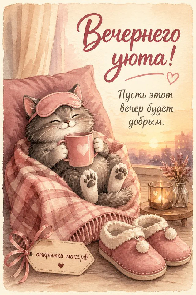 Синяя книга с золотым цветочным рисунком, клетчатый плед и настольная лампа с чашкой чая — вариант 5