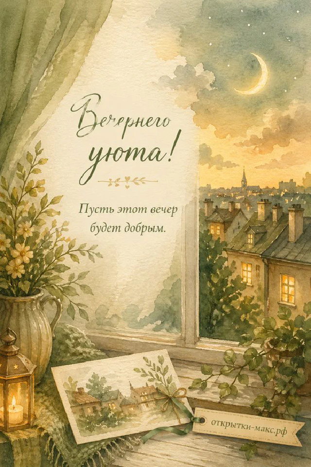 Синяя книга с золотым цветочным рисунком, клетчатый плед и настольная лампа с чашкой чая — вариант 7