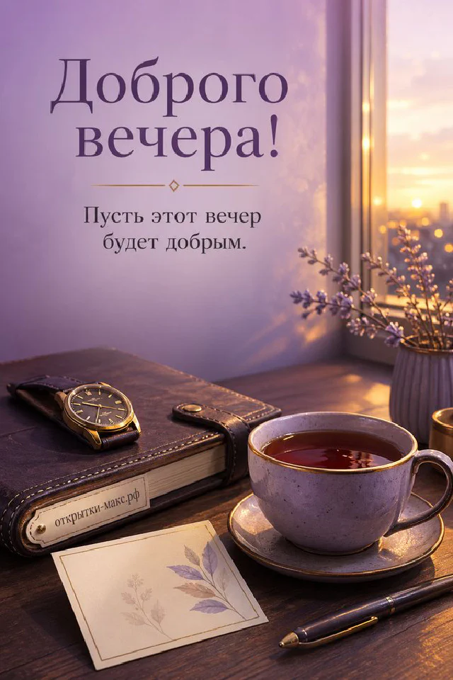 Стопка книг с лавандовой обложкой, горящая свеча на блюдце и ветки лаванды на сером столе — вариант 8