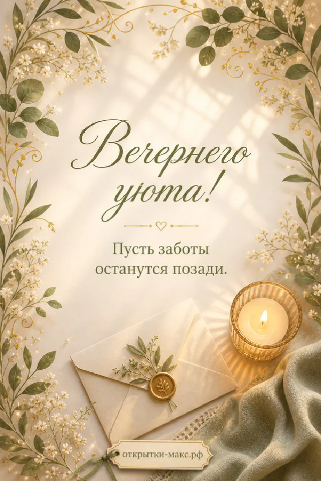 Тёмная книга с золотым цветком и луной, ночник и клетчатый плед на деревянном подносе — вариант 2