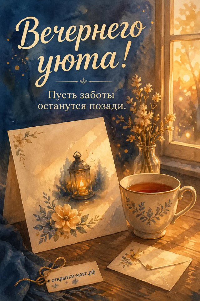 Тёмная книга с золотым цветком и луной, ночник и клетчатый плед на деревянном подносе — вариант 5
