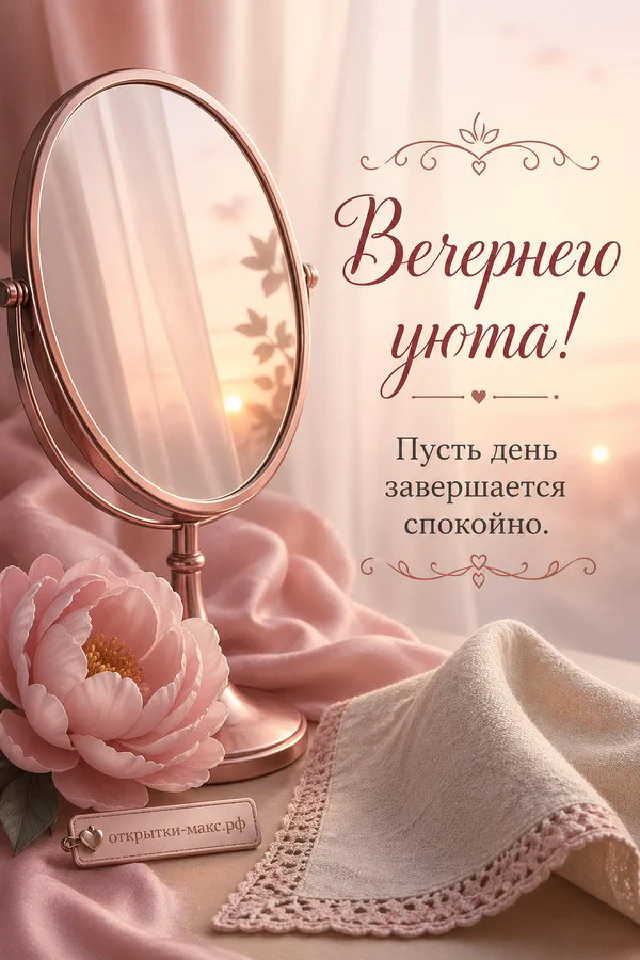 Кружка какао с маршмеллоу, печенье с рожицами и открытка с облачком на фиолетовом фоне — вариант 8