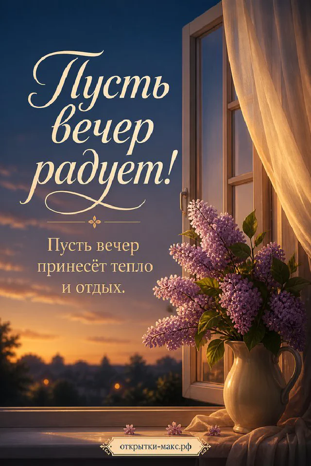 Зелёный конверт с сургучной печатью и горящая свеча на деревянном столе у окна с закатным небом — вариант 6