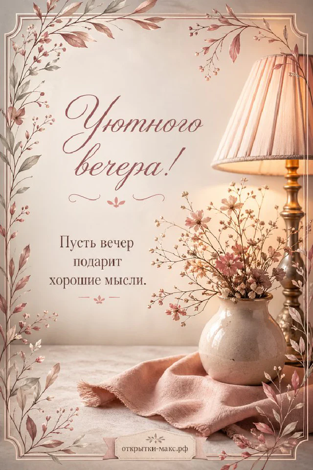 Раскрытая книга с лавандой, золотая свеча и чашка чая на фиолетовом фоне — вариант 2