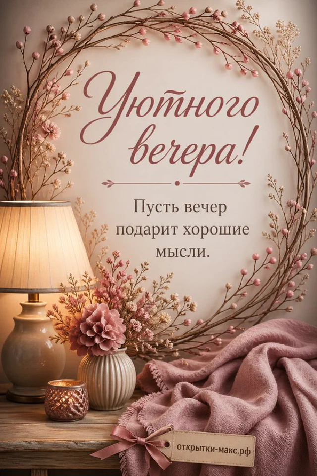 Раскрытая книга с лавандой, золотая свеча и чашка чая на фиолетовом фоне — вариант 6