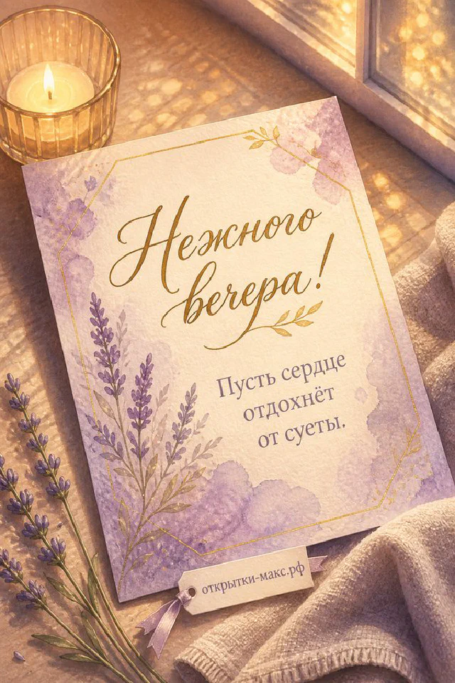 Большая полная луна над ночными крышами города, видимая через окно с вазой цветов и кружкой на подоконнике — вариант 4