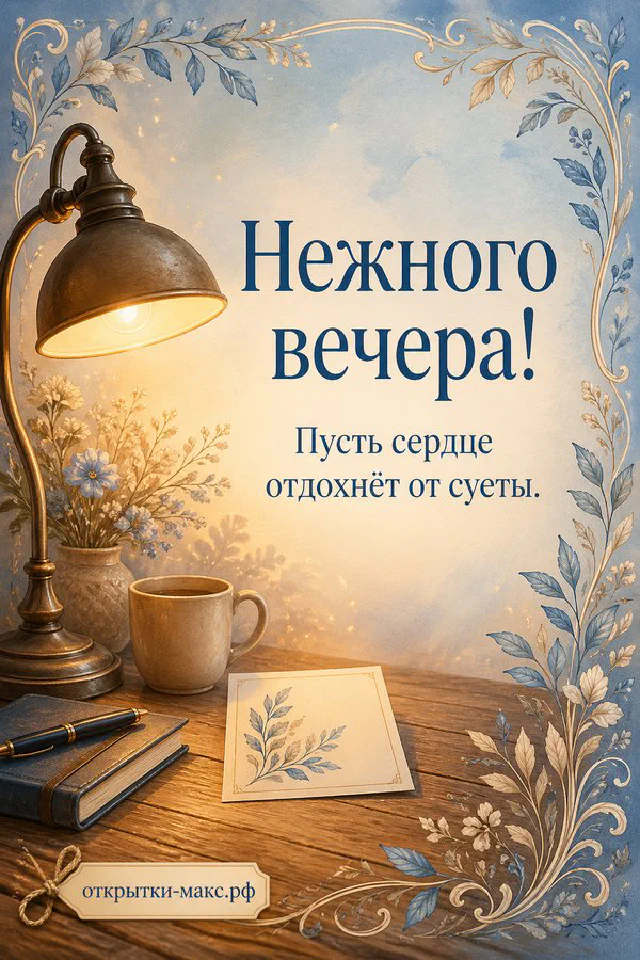 Большая полная луна над ночными крышами города, видимая через окно с вазой цветов и кружкой на подоконнике — вариант 7