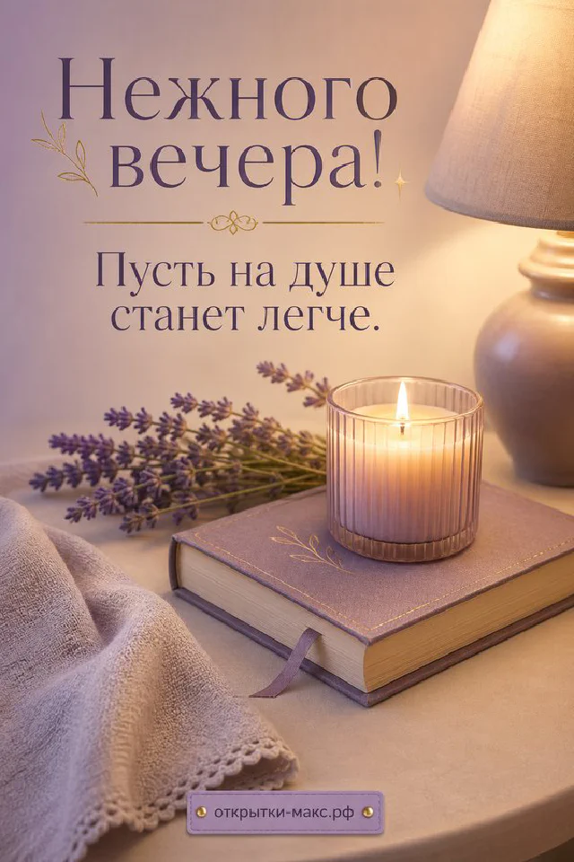 Рифлёная зелёная свеча на деревянном подоконнике с зимними ветками и открыткой-ёлочкой, снежный вид за окном — вариант 3