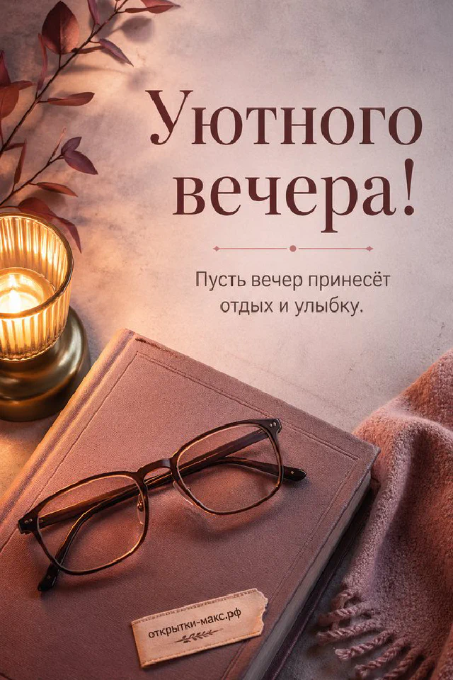 Розовая книга с очками, свеча и сухоцветы в нежно-розовых тонах — вариант 3