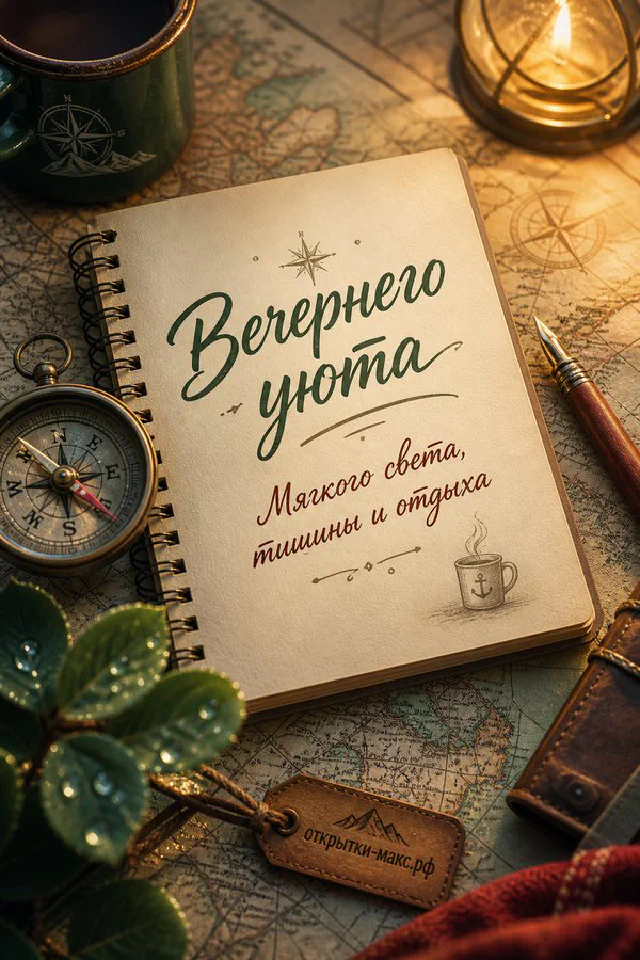 Персиковые розы в вазе и чашка чая на фоне розового закатного неба через тюль — вариант 3