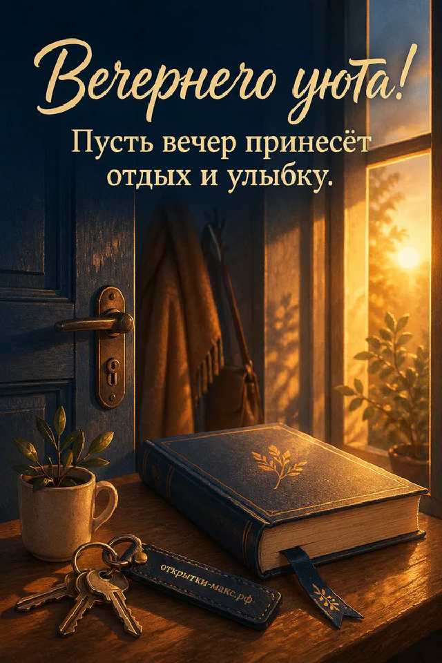 Пышный букет розовых роз в вазе и горящая свеча на столе с видом на закатную воду — вариант 4