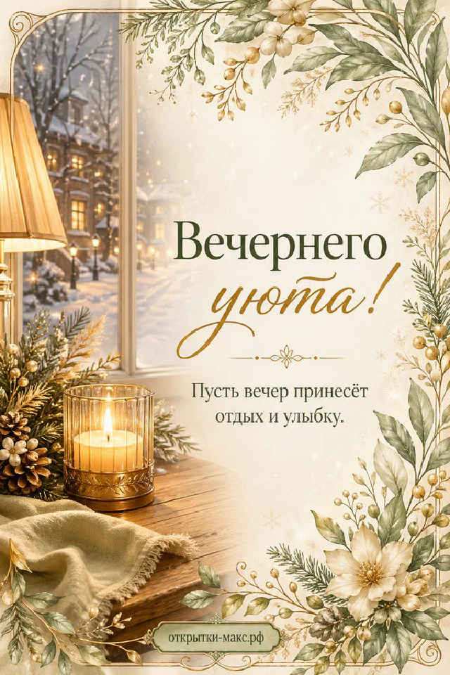 Пышный букет розовых роз в вазе и горящая свеча на столе с видом на закатную воду — вариант 5