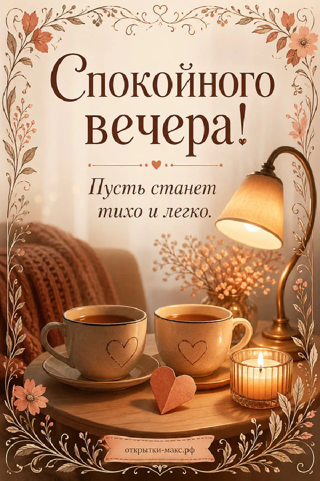 Блокнот с веточкой, горящая свеча в стакане и гирлянда у дождливого окна ночью — вариант 7