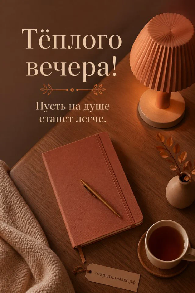 Горящая свеча у окна с видом на заснеженный пейзаж и ель в зелени — вариант 2