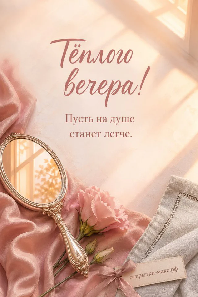 Горящая свеча у окна с видом на заснеженный пейзаж и ель в зелени — вариант 7