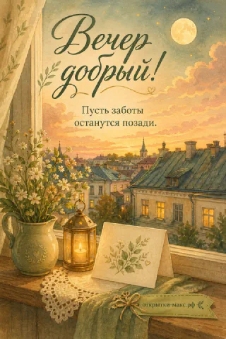 Свеча, книга и мягкая открытка на спокойном фоне