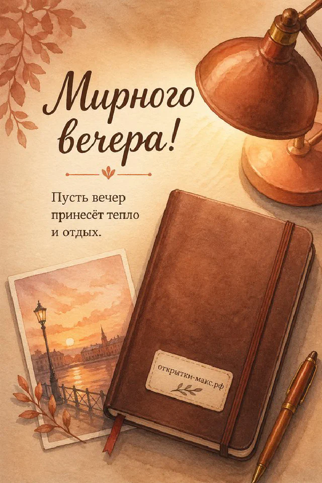 Горящая свеча и кружка с горячим напитком на подоконнике у окна с видом на заснеженный парк и уличный фонарь вечером — вариант 5