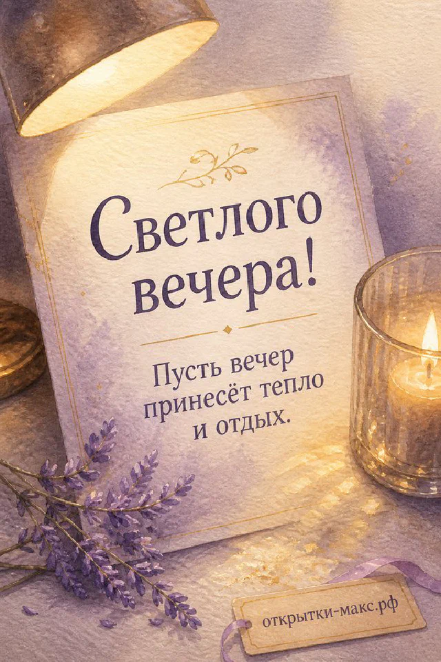 Тёмный спальный интерьер с настольной лампой, книгой на пледе и открыткой на прикроватной тумбочке — вариант 4