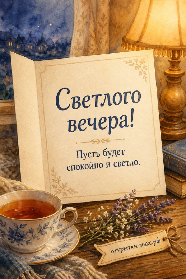 Крафтовый конверт с золотым сердечком и горящая свеча на деревянном столе у стены в оливковых тонах — вариант 4