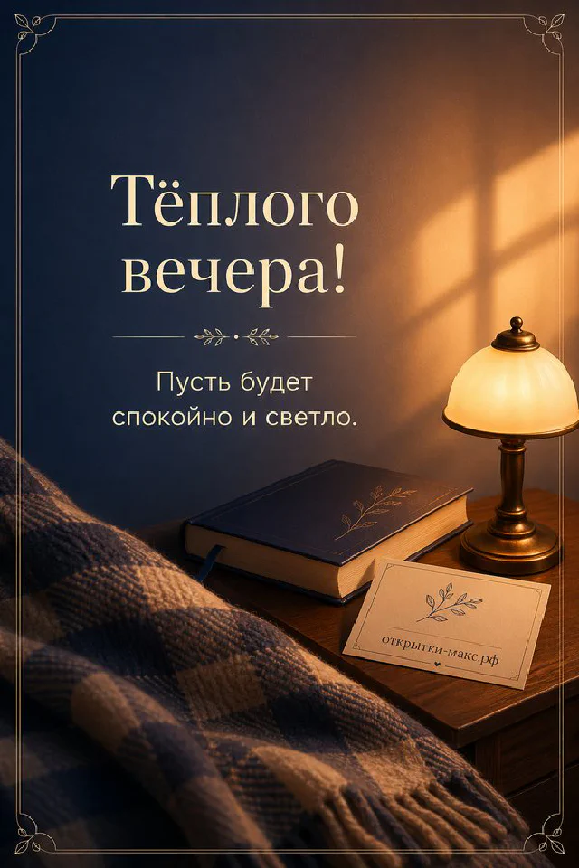 Синяя кружка кофе на подоконнике рядом с тюлем, за окном вечернее небо города — вариант 4