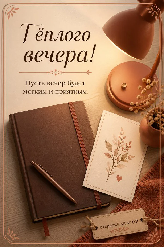 Зелёный конверт с сухим цветком, горящая свеча и ваза с сухоцветами на светлом столе — вариант 4