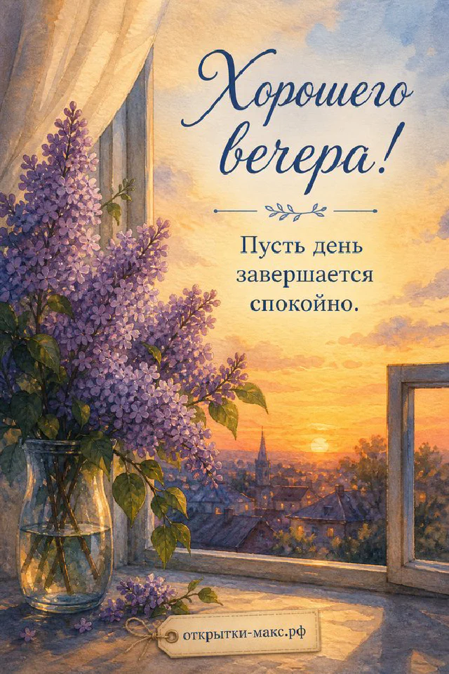 Белый фарфоровый чайник и чашка с лавандовыми узорами, лавандовые цветы и фиолетовая лента на кремовом фоне — вариант 8