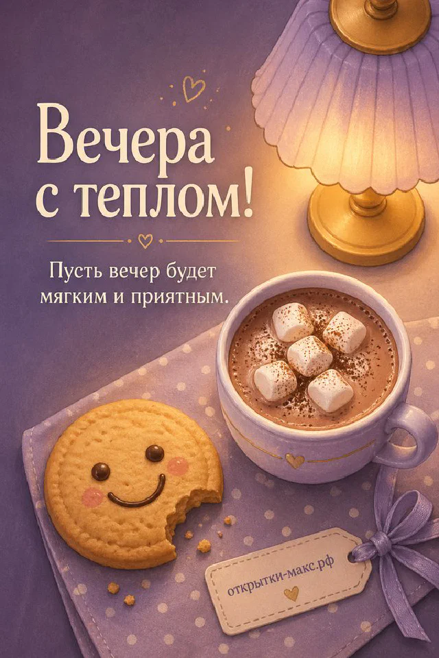 Фарфоровая чашка чая на блюдце, белые цветущие растения и свеча у окна на фоне вечернего заката — вариант 8