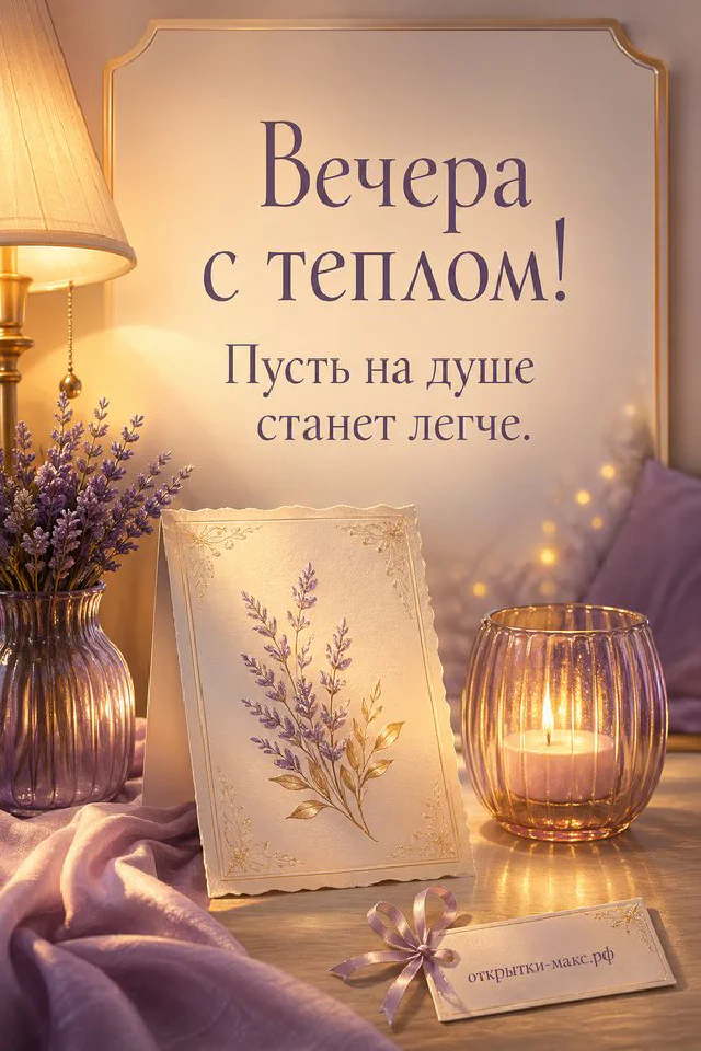 Ваза с белыми цветами и горящая свеча на фоне ночного города с молодым месяцем и звёздным небом через открытое окно — вариант 6