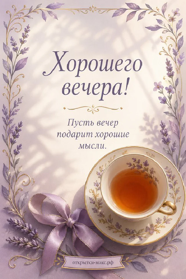 Чашка чая с ложкой, вазон с розовыми розами и фонарь у окна с закатом в розовой гамме — вариант 4