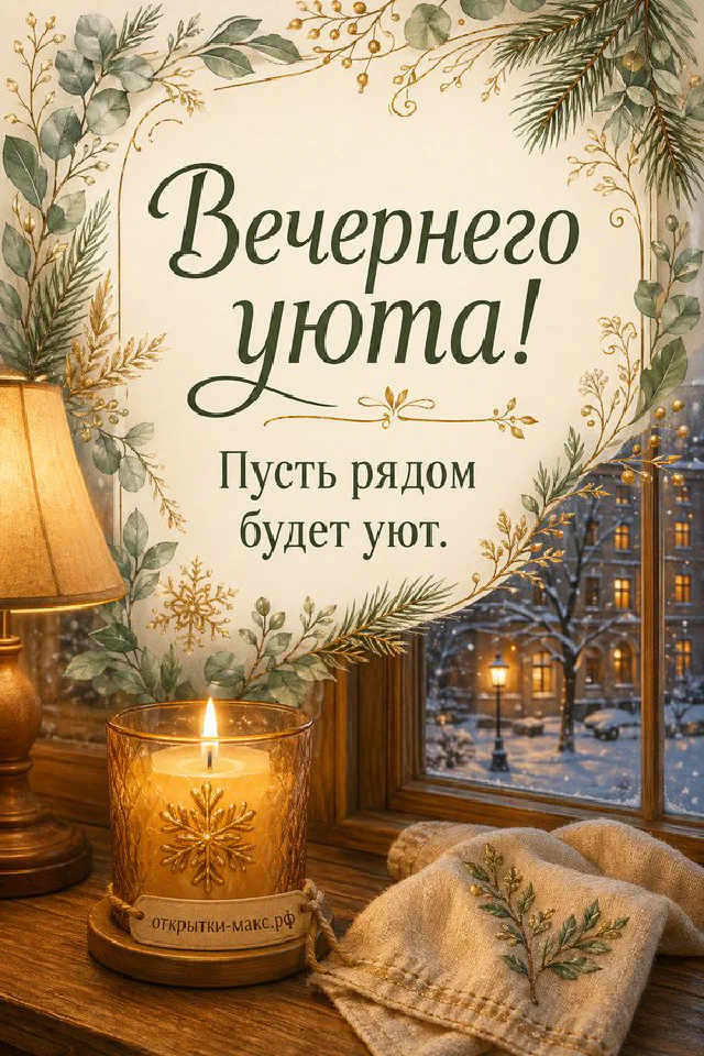 Белый чайник и чашка на балконном столике с белыми цветами на фоне золотого заката — вариант 4