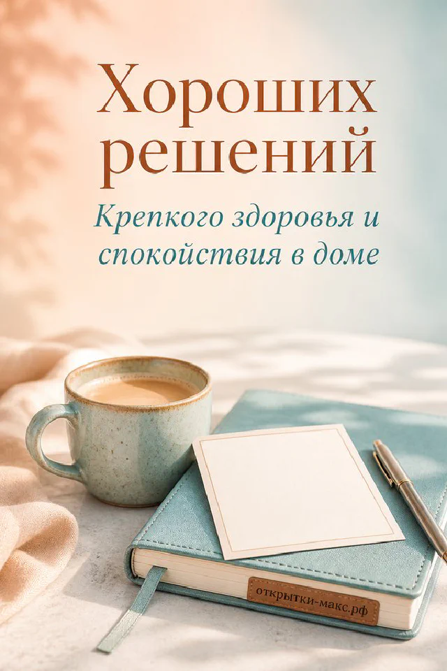 Кружка кофе, ежедневник с пустой карточкой и цветок в вазе на пастельном фоне — вариант 2