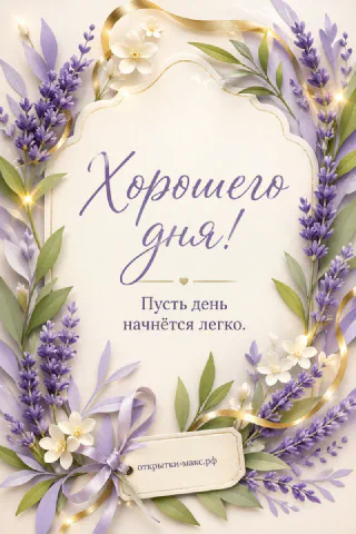 Календарь на столе, чашка чая и спокойная открытка