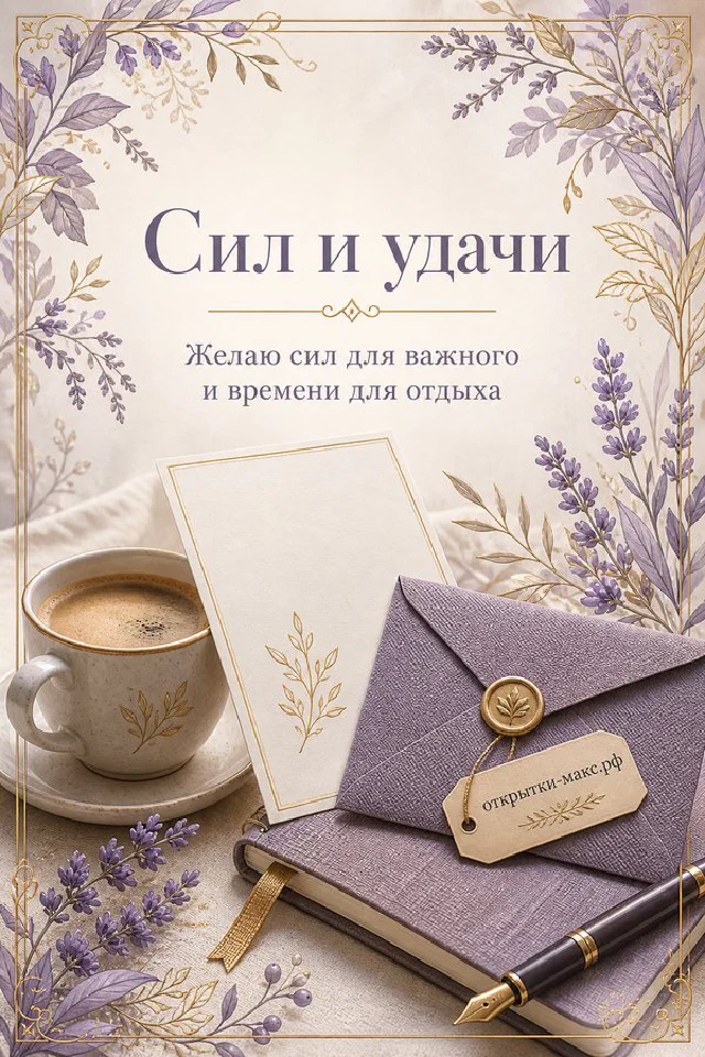 Открытка с латунным компасом и зелёным блокнотом на старинной карте с конвертом на светлом фоне — вариант 2
