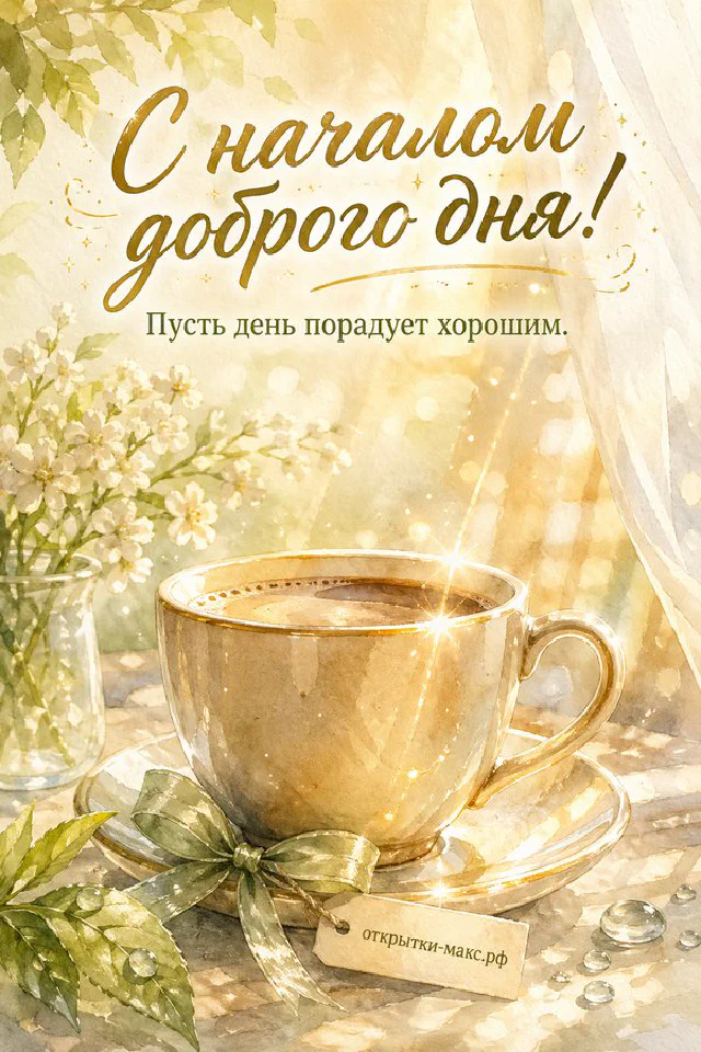Акварельная открытка в рамке из осенних листьев, ягод и трав на фоне осеннего парка с фонарём — вариант 2