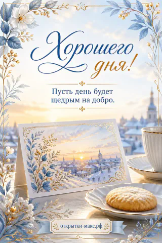 Рабочий блокнот закрыт, рядом открытка и мягкий свет