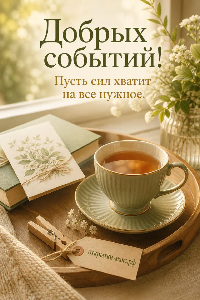 Ромашки и жёлтые полевые цветы, перевязанные бечёвкой в крафтовый конверт, на голубой ткани — вариант 2