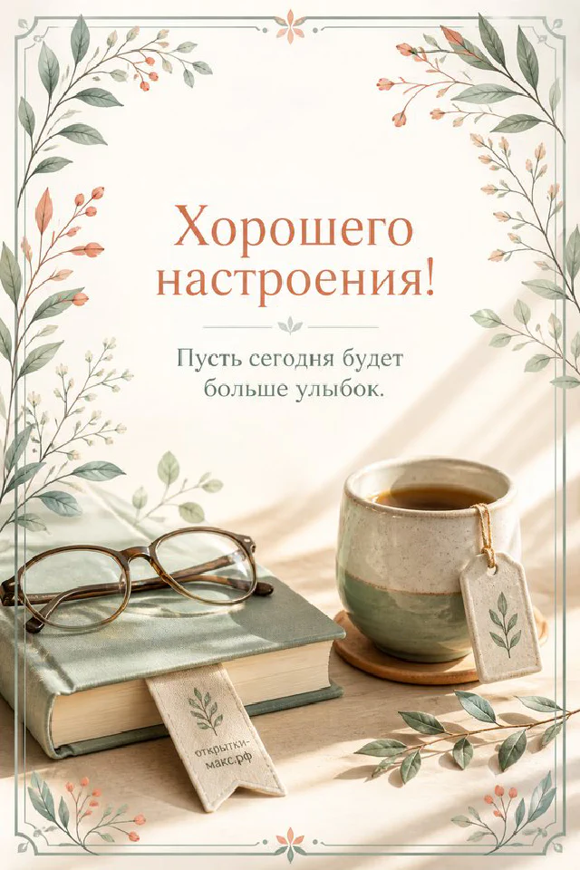 Две чашки латте с сердечками из пенки, голубая свеча и конверт на светлом столе — вариант 4