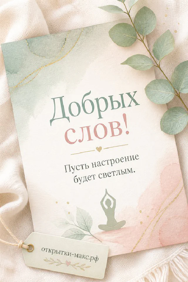 Зелёный конверт с восковой печатью-сердцем и бумажная открытка с ветками ягод падуба на белой льняной ткани — вариант 5