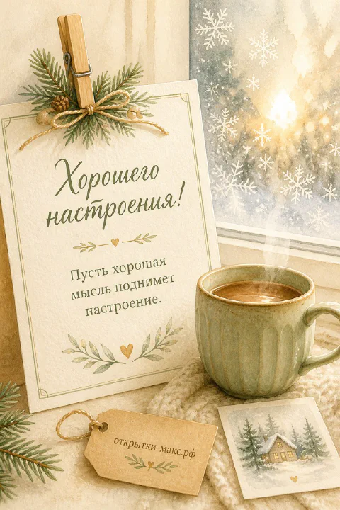 Чистая композиция с красивой рамкой из веточек и свободным полем для текста