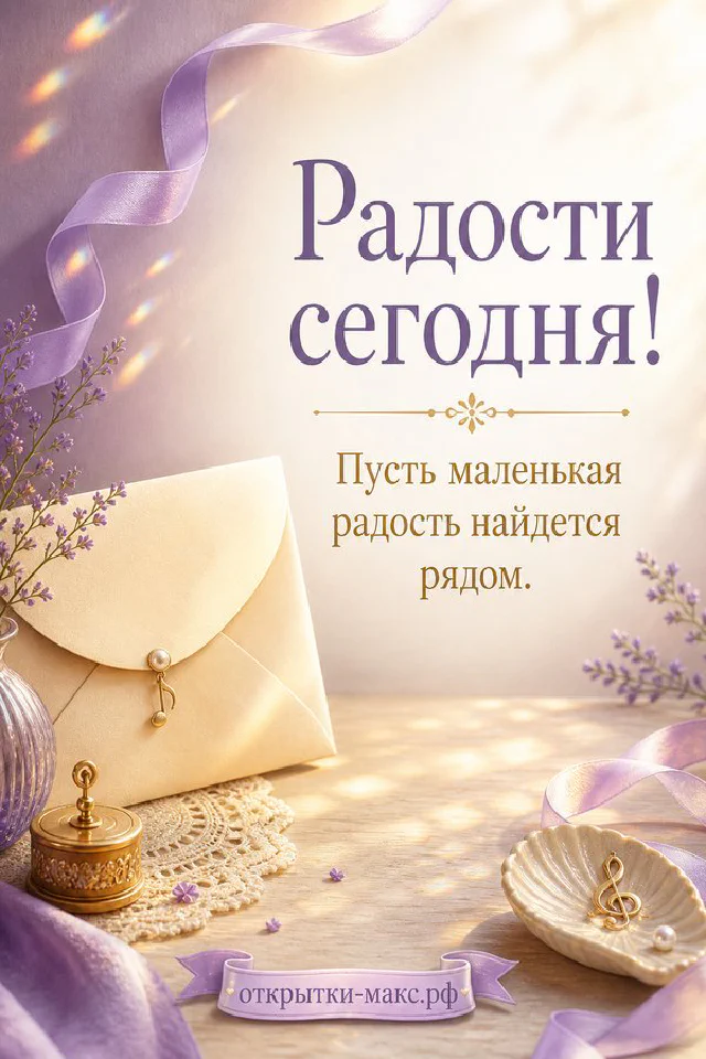 Янтарный кленовый лист на белой открытке, лежащей на вязаном пледе с коричневой лентой — вариант 3