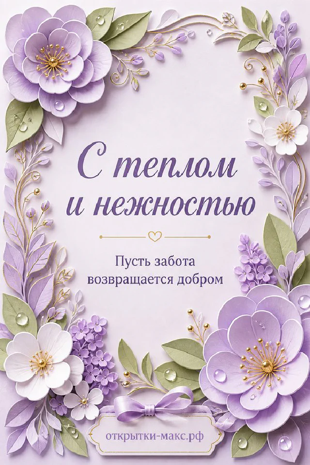 Розовые акварельные розы с подарком в крафтовой бумаге и чашкой кофе на кремовом фоне — вариант 4