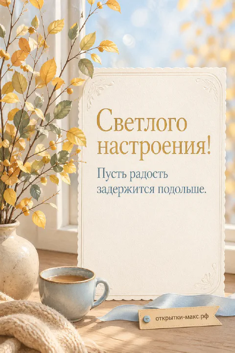 Солнечные блики, цветная лента и чистое поле для текста