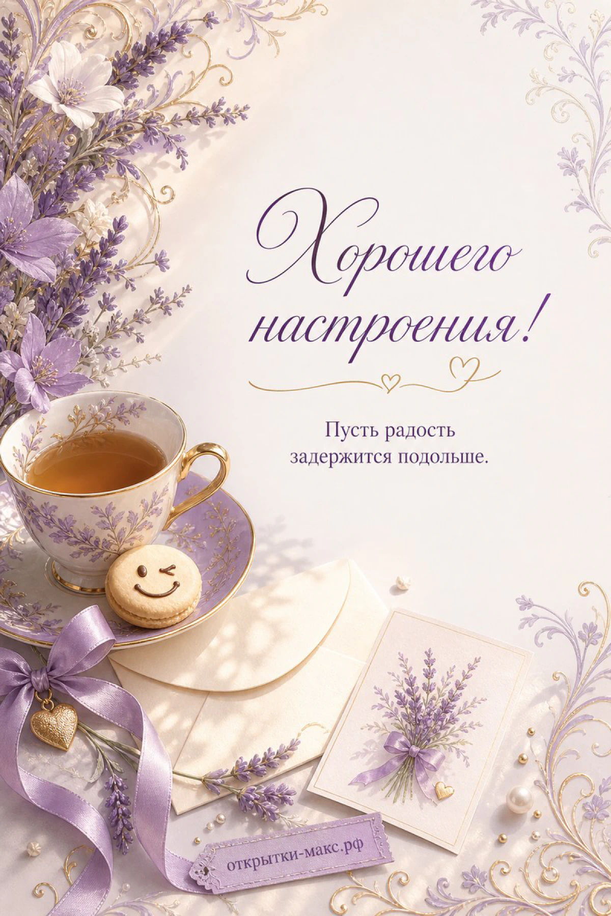 Солнечные блики, цветная лента и чистое поле для текста