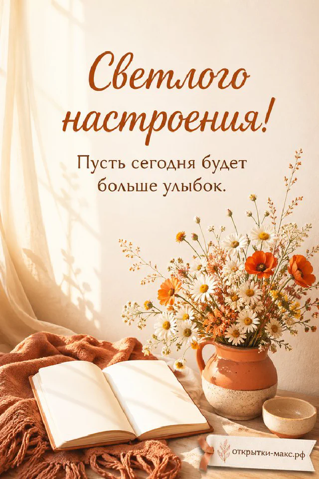 Терракотовый конверт с сердечком, крупный розовый пион в вазе и маленькая свеча на фоне сухоцвети — вариант 3
