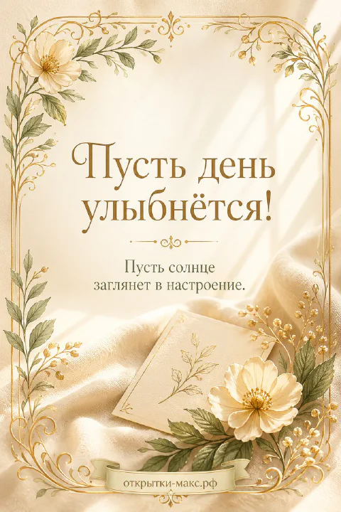 Теплый столик, ягоды, цветок и открытка для настроения
