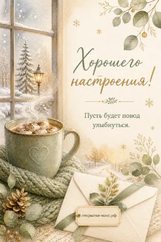 Яркая чашка, маленький букет и открытка на светлом фоне