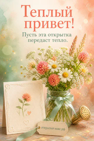 Конверт, цветная лента и чистая открытка для приветствия