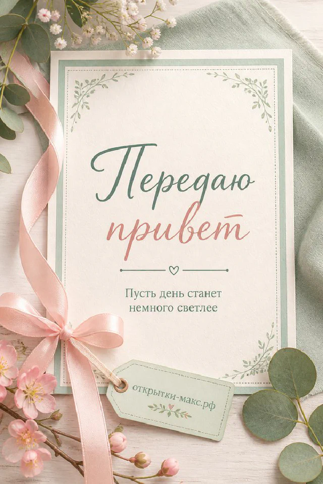 Перекидной календарь с васильками, чашка чая и горящая свеча на голубом льняном покрывале — вариант 4